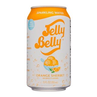 JellyBelly Sparkling Water Orange Sherbet - 1 x 355ml