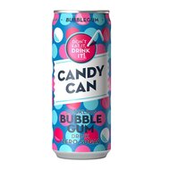 Candy Can Sparkling Bubble Gum Zero Sugar - 12 x 330ml