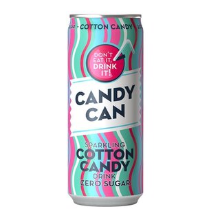 Candy Can Sparkling Cotton Candy Zero Sugar - 24 x 330ml