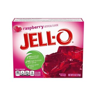 Jell-O - Raspberry Gelatin Dessert - 24 x 170 g