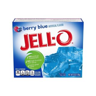 Jell-O - Berry Blue Gelatin Dessert - 1 x 170 g