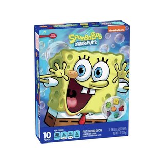 Betty Crocker - Spongebob Fruit Flavored Snacks - 8 x 226g