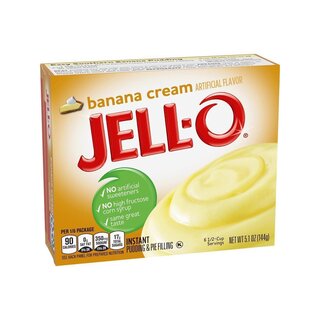 Jell-O - Banana Cream Instant Pudding & Pie filling - 1 x 144 g