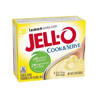 Jell-O - Cook&Serve Lemon - 1 x 82 g