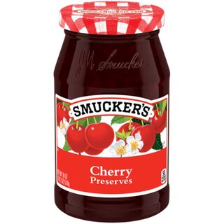 Smuckers Cherry Preserves - Glas - 12 x 510g