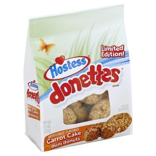 Hostess Donettes - Carrot Cake Donuts Limited Edition - 1 x 269g