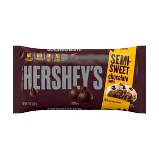 Hersheys - Semi-Sweet Chocolate Chips - 12 x 340 g