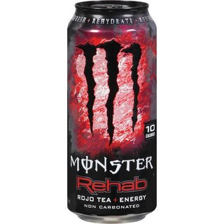 Monster USA - Rehab - Raspberry Tea + Energy - 12 x 458 ml