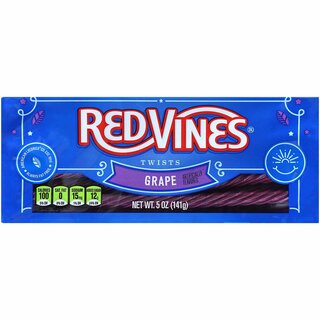 Red Vines - Original Red Grape Twists - 1 x 141g