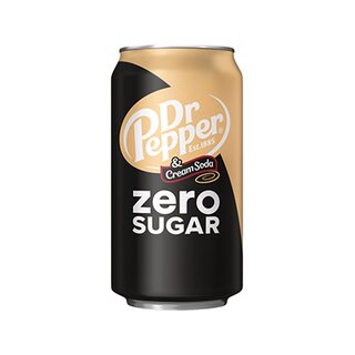 Dr Pepper - Cream Soda Zero - 12 x 355ml