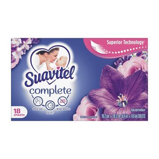 Suavitel Dryer Sheets Complete Lavender - 18 Stück