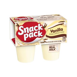 Snack Pack Vanilla Pudding Cups 4 Count - 12 x 368g