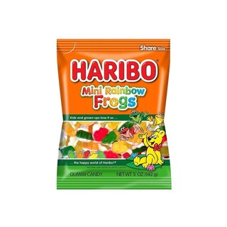 Haribo - Mini Rainbow Frogs - 1 x 142g
