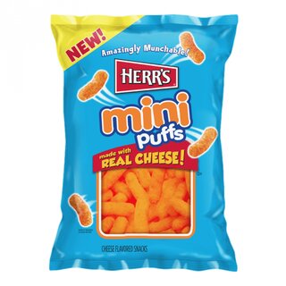 Herrs - mini Puffs with Real Cheese - 1 x 170g