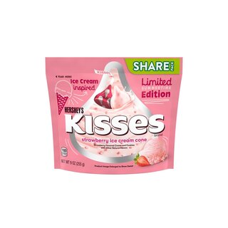 Hersheys Kisses - Strawberry Ice Cream Cone - 8 x 255g