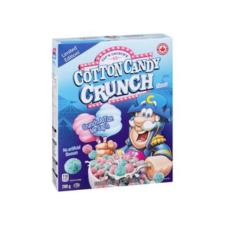 Capn Crunch - Sweetened Corn & Oat Cereal Cotton Candy Crunch - 1 x 288g
