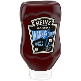 Heinz Kansas City Sweet & Smoky BBQ Sauce - 1 x 572g