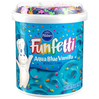 Funfetti - Aqua Blue Vanilla Flavored - 1 x 442g