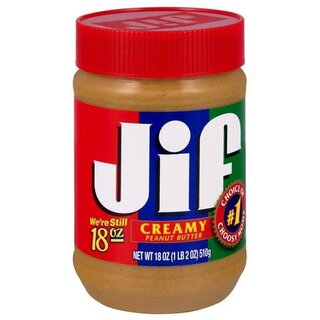 JIF - Creamy Peanut Butter - 12 x 454g