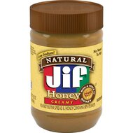 JIF - Natural Creamy Peanut Butter and Honey - 1 x 454g