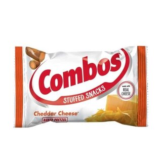 Combos Stuffed Snacks - Cheddar Cheese - Baked Pretzel - 18 x 51g