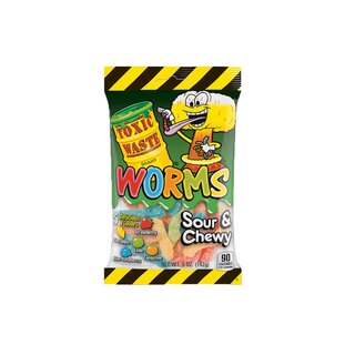 Toxic Waste Worms Sour & Chewy - 1 x 142g