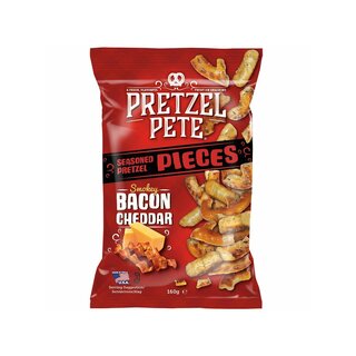 Pretzel Pete Smokey Bacon Cheddar - 8 x 160g