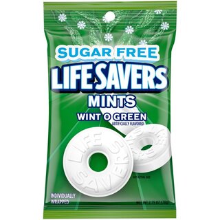 Lifesavers Wint-O-Green Sugar Free - 1 x 77g