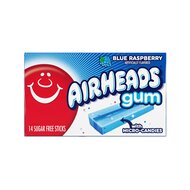 Airheads Gum - Blue Raspberry 15 Sticks - 45g