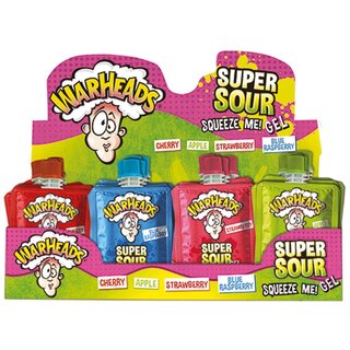 Warheads - Super Sour Gel 4er Pack - 20g