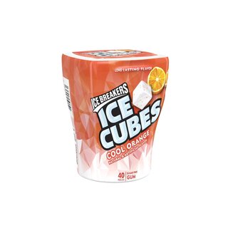 Ice Breakers - Ice Cubes Orange - Sugar Free - 40 Stück MHD 30.01.2023