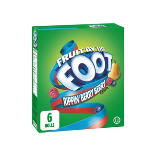 Fruit by the Foot Rippin Berry Berry 6 rolls - 128g