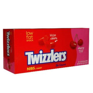 Twizzlers Nibs Cherry - 36 x 63g