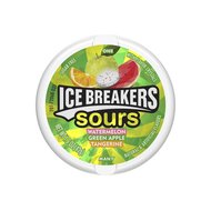 Ice Breakers Sours - Green Apple, Watermelon, Tangerine -...