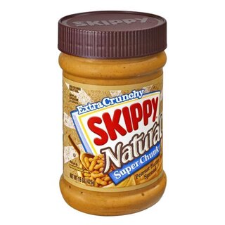 Skippy - Erdnussbutter Natural Super Chunk - 1 x 425g