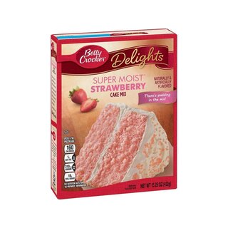 Betty Crocker - Super Moist - Strawberry Cake Mix - 1 x 432 g
