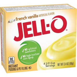 Jell-O - French Vanilla Instant Pudding & Pie Filling - 1 x 96 g