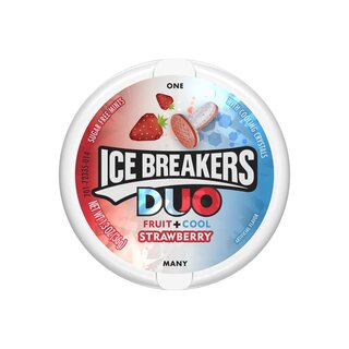 Ice Breakers Duo Fruit + Cool Strawberry - 1 x 36g