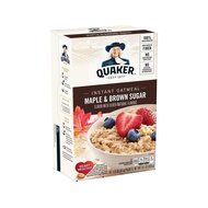 Quaker Instant Oatmeal - Maple & Brown Sugar - 1 x 344g