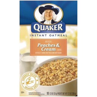 Quaker Instant Oatmeal - Peaches & Cream (10x35g)