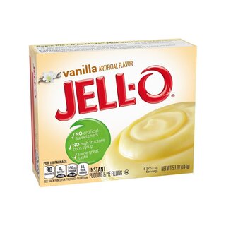 Jell-O - Vanilla Instant Pudding & Pie Filling - 1 x 144 g