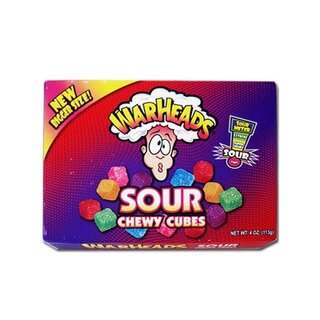 Warheads Sour Chewy Cubes - 1 x 113g