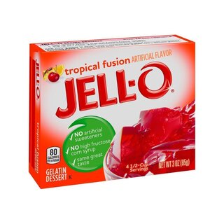 Jell-O - Tropical Fusion Gelatin Dessert - 1 x 85 g