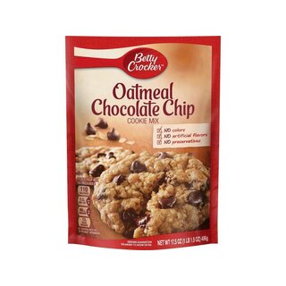 Betty Crocker - Oatmeal Chocolate Chip Cookie Mix - 1 x 496 g