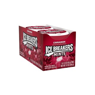 Ice Breakers Mints - Cinnamon - Sugar Free - 1 x 42g