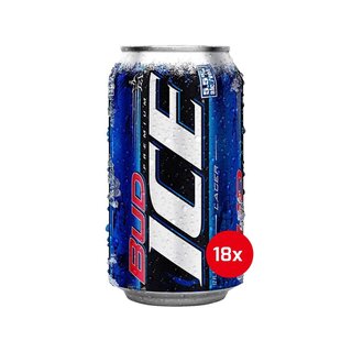 Bud Ice - Premium Lager - 18 x 355 ml