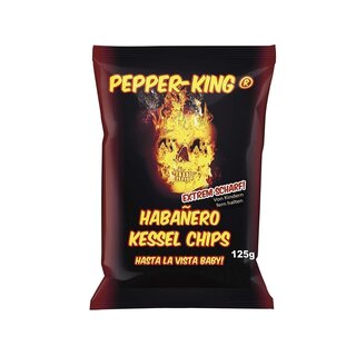 Pepper-King Habanero Kessel Chips - 1 x 125g